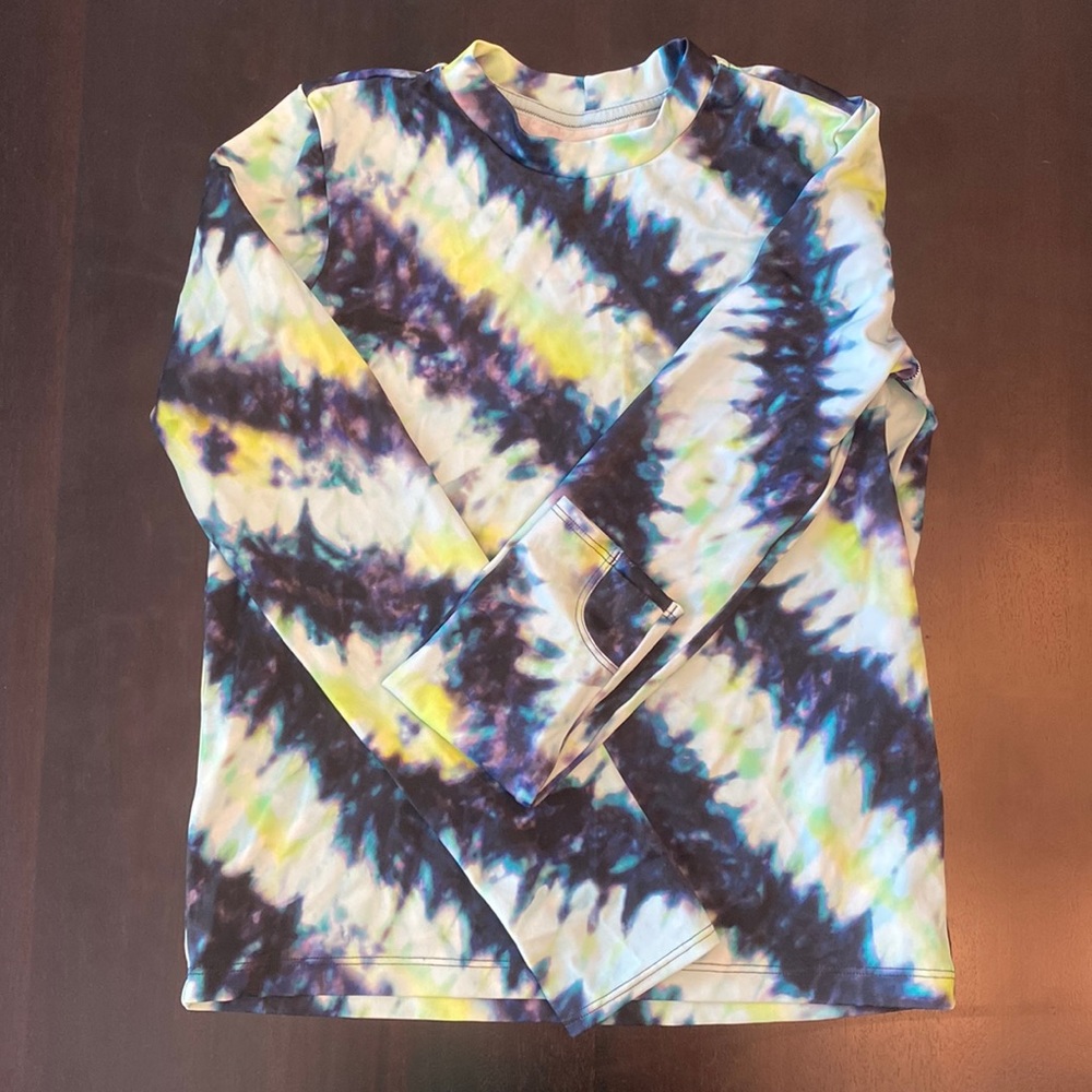 Athleta girls rashguard long sleeve size 14